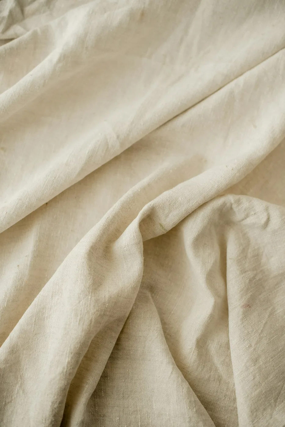 Textura suave de linho em tons naturais